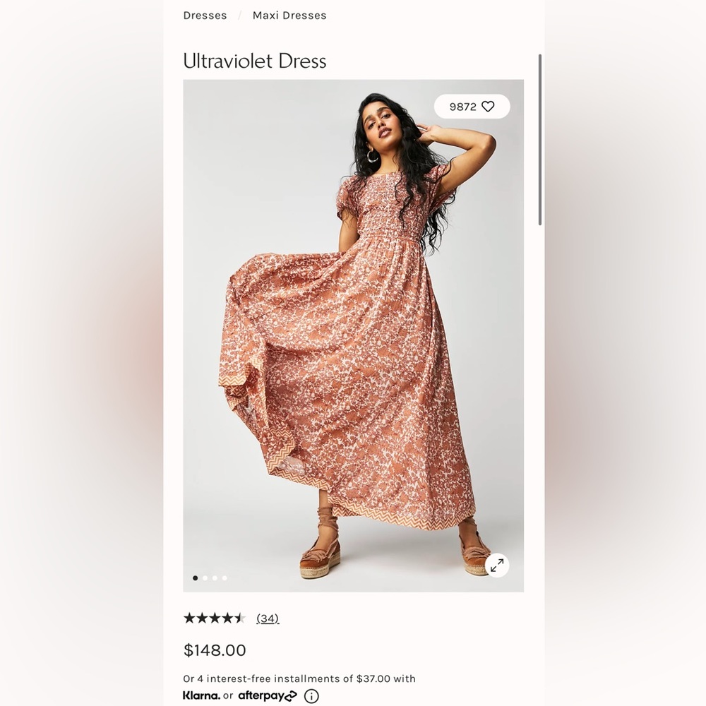 Freepeople Ultraviolet Dress $148